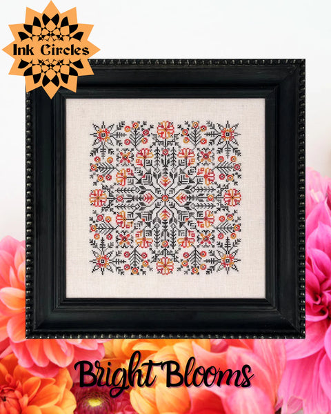 Bright Blooms (Ink Circles)