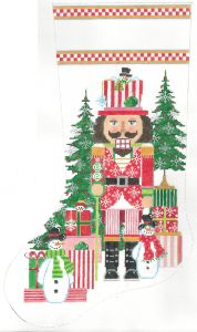 Red Nutcracker Stocking (Meredith Collection)