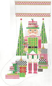 Pink Nutcracker Stocking (Meredith Collection)