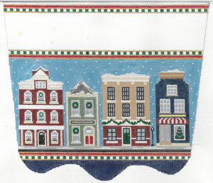 Stocking Cuff - Small Town Christmas (Meredith Collection)