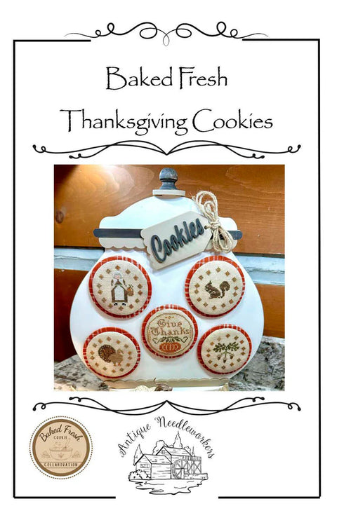 Baked Fresh Thanksgiving Cookies (Antique Needleworkers)