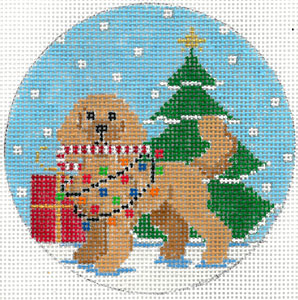 Holiday Pooch - Golden Doodle (Meredith Collection)