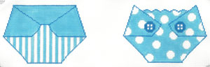 Gift Card Holder - Boy Baby Blue Diaper (Meredith Collection)
