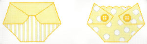 Gift Card Holder - Yellow Diaper (Meredith Collection)