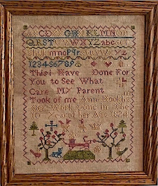 Ann Hookham - 1824 (Olde Willow Stitchery)