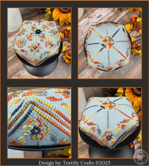 Harvest Hearth Biscornu (Textilly Crafts)