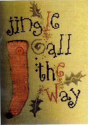 Jingle All The Way (w/emb & socks)