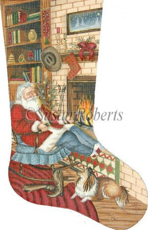 Cowboy Santa Stocking