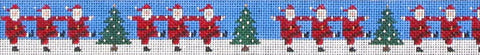 Dancing Santas  Belt - 18 Mesh