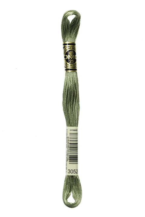 DMC3052-Medium Green Gray - DMC Floss