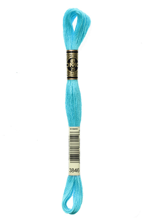 DMC3846-Light Bright Turquoise - DMC Floss