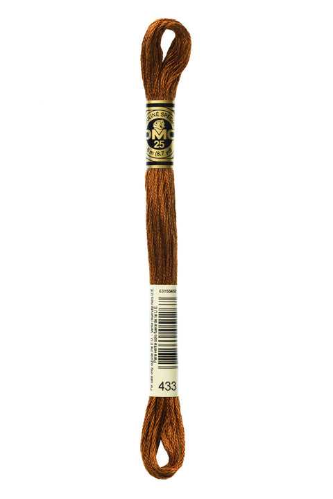 DMC433-Medium Brown - DMC Floss