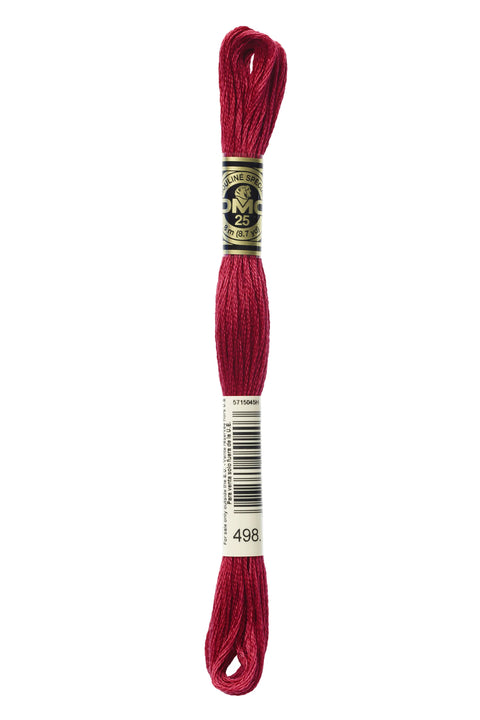DMC498-Dark Red - DMC Floss