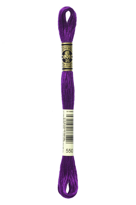 DMC550-Very Dark Violet - DMC Floss