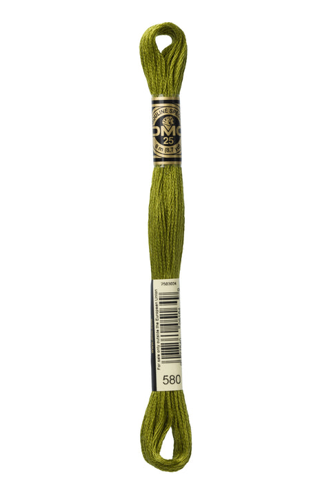 DMC580-Dark Moss Green - DMC Floss