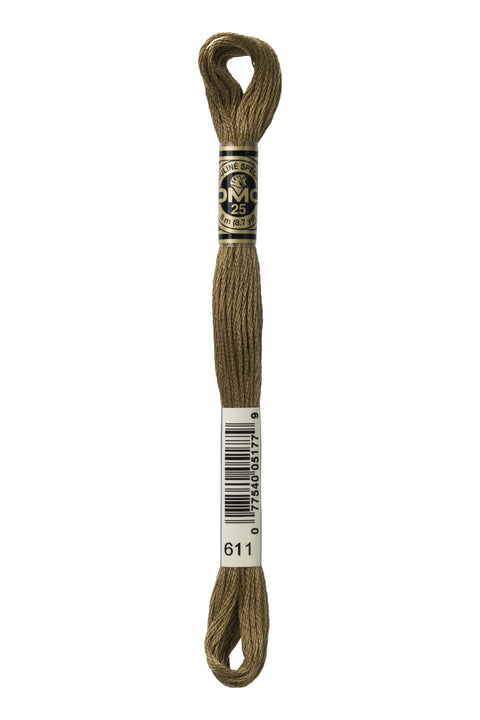 DMC611-Drab Brown - DMC Floss