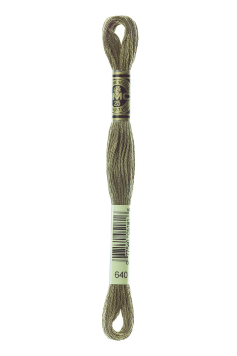 DMC640-Very Dark Beige Gray - DMC Floss