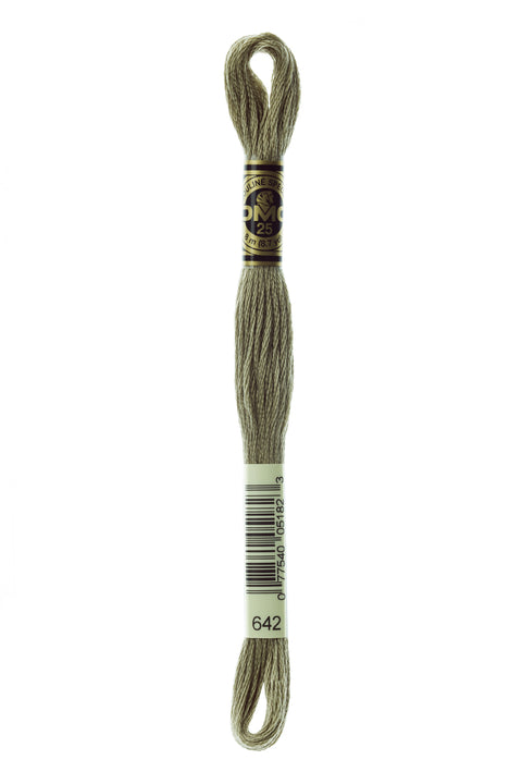 DMC642-Dark Beige Gray - DMC Floss