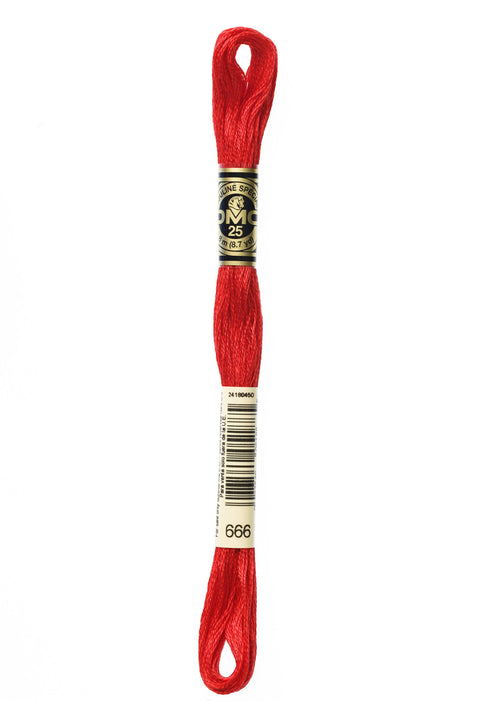 DMC666-Bright Red - DMC Floss