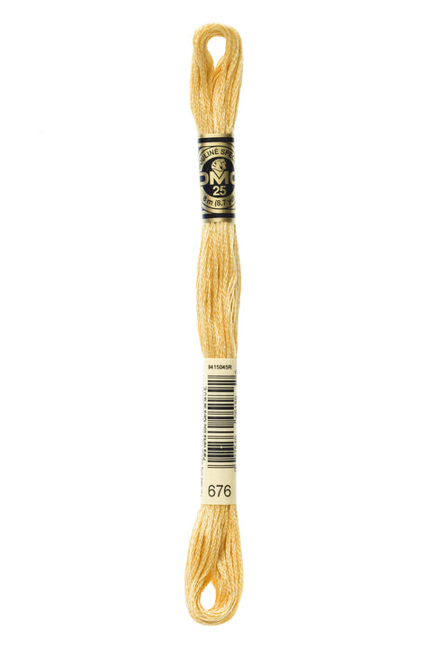 DMC676-Light Old Gold - DMC Floss