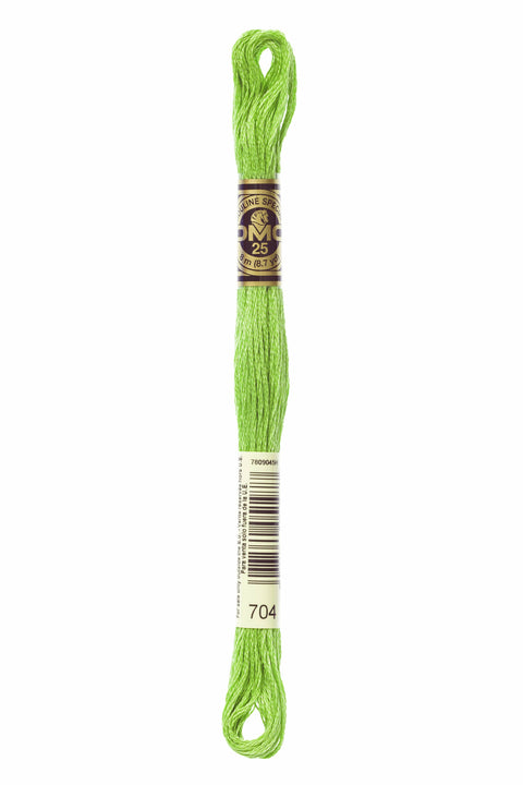 DMC704-Bright Chartreuse - DMC Floss