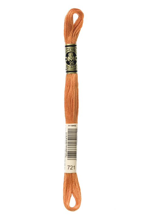 DMC721-Medium Orange Spice - DMC Floss