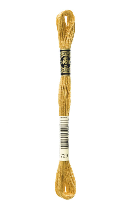 DMC729-Medium Old Gold - DMC Floss