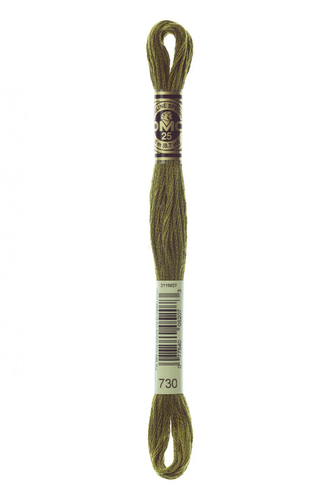 DMC730-Very Dark Olive Green - DMC Floss