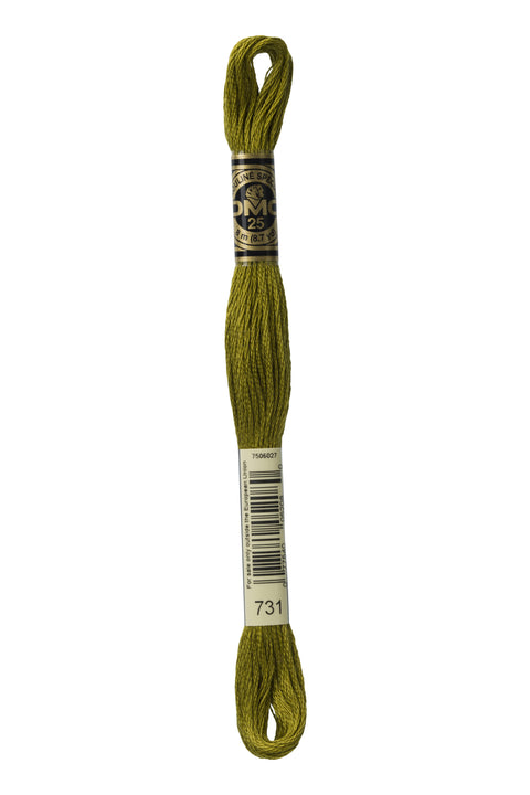 DMC731-Dark Olive Green - DMC Floss