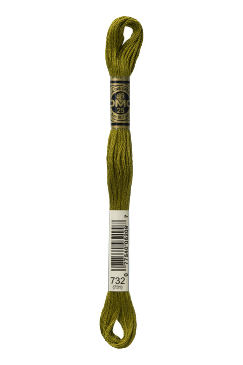DMC732-Olive Green - DMC Floss