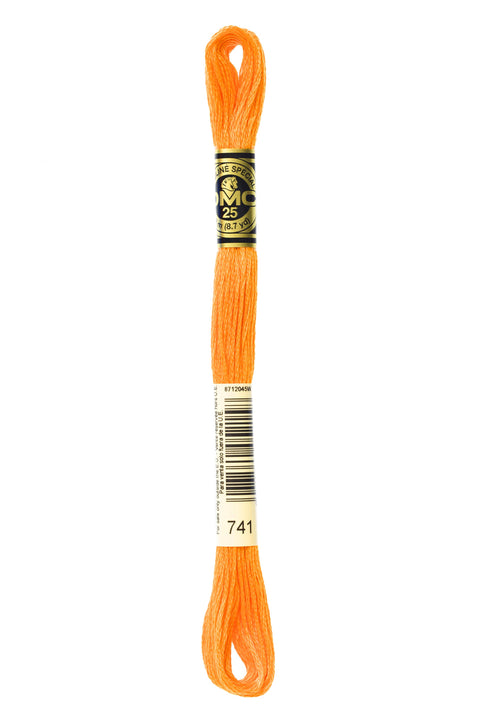 DMC741-Medium Tangerine - DMC Floss