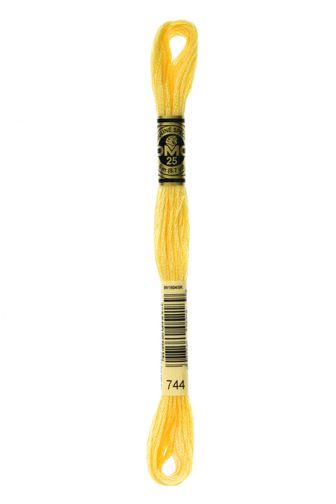 DMC744-Pale Yellow - DMC Floss