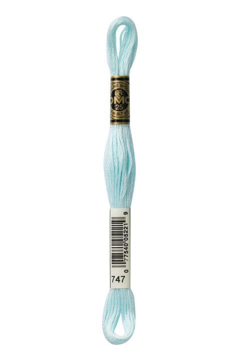 DMC747-Very Light Sky Blue - DMC Floss