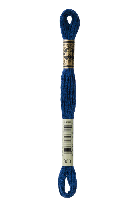 DMC803-Ultra Very Dark Baby Blue - DMC Floss