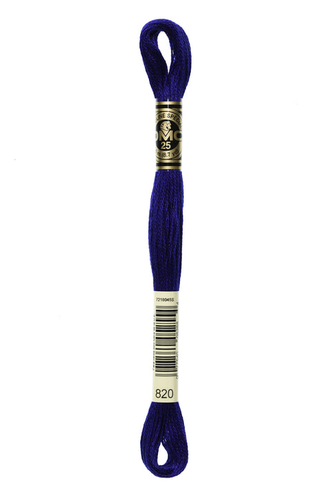 DMC820-Very Dark Royal Blue - DMC Floss