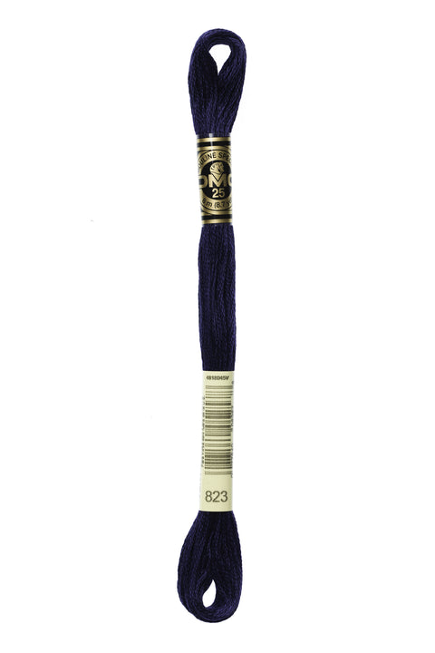 DMC823-Dark Navy Blue - DMC Floss