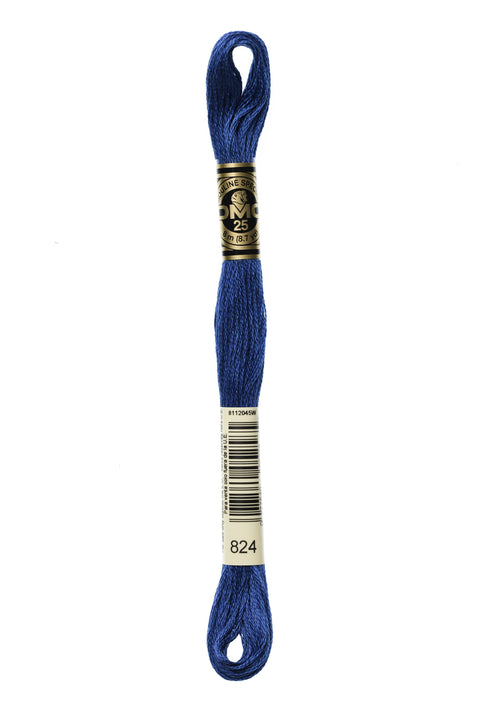 DMC824-Very Dark Blue - DMC Floss