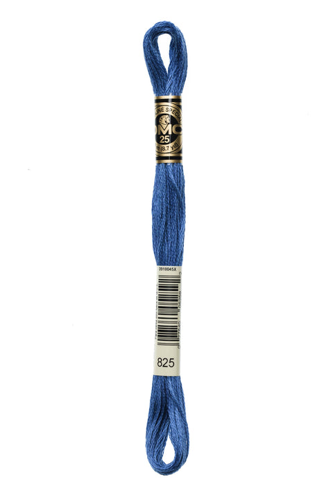 DMC825-Dark Blue - DMC Floss
