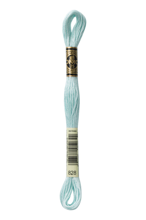 DMC828-Ultra Very Light Sky Blue - DMC Floss