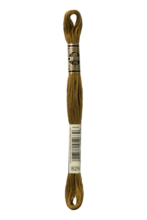 DMC829-Very Dark Golden Olive - DMC Floss