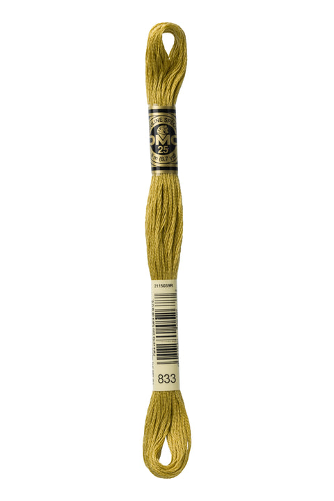 DMC833-Light Golden Olive - DMC Floss