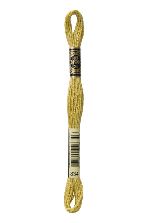 DMC834-Very Light Golden Olive - DMC Floss