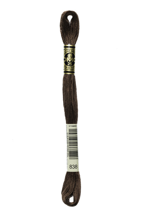 DMC838-Very Dark Beige Brown - DMC Floss