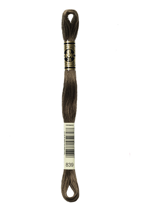 DMC839-Dark Beige Brown - DMC Floss