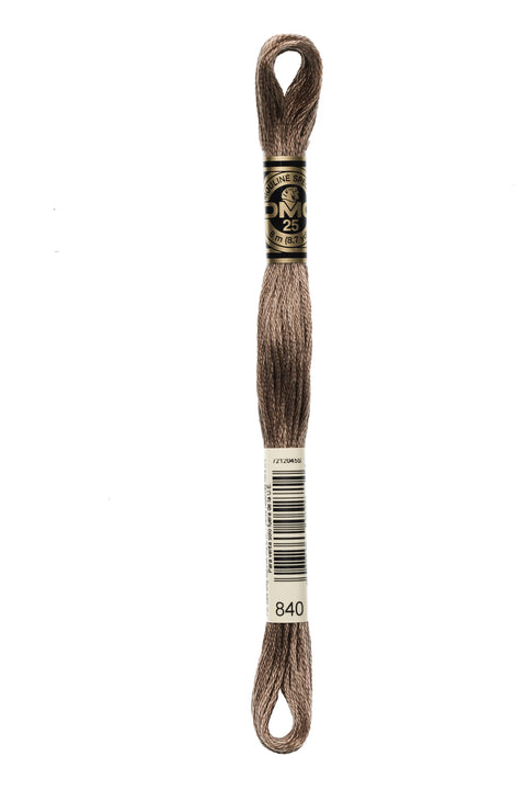 DMC840-Medium Beige Brown - DMC Floss