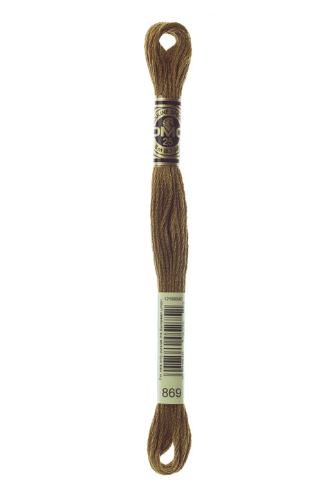 DMC869-Very Dark Hazelnut Brown - DMC Floss