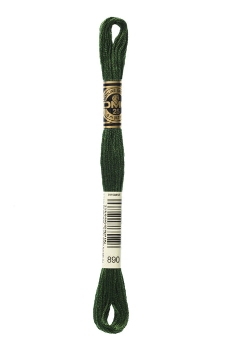 DMC890-Ultra Dark Pistachio Green - DMC Floss