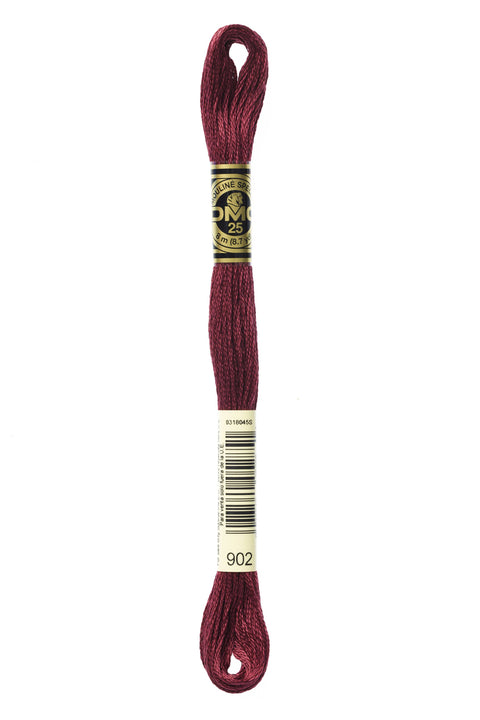 DMC902-Very Dark Garnet - DMC Floss