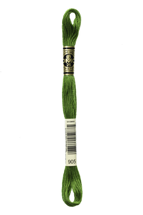 DMC905-Dark Parrot Green - DMC Floss