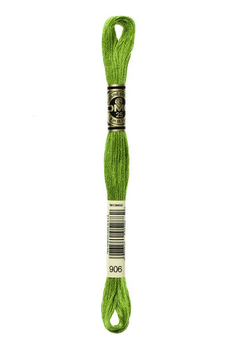DMC906-Medium Parrot Green - DMC Floss